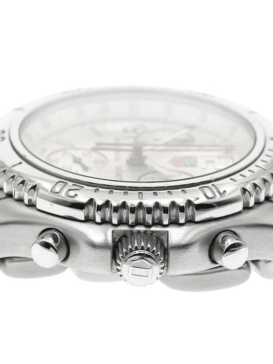 TAG HEUER Link CT1112 Chronograph Silver Dial Quartz Men\'s Watch_944080 main image 9